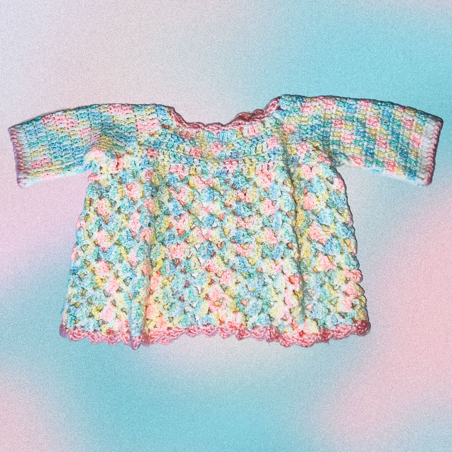 Pastel CandyFloss Knit Cardigan