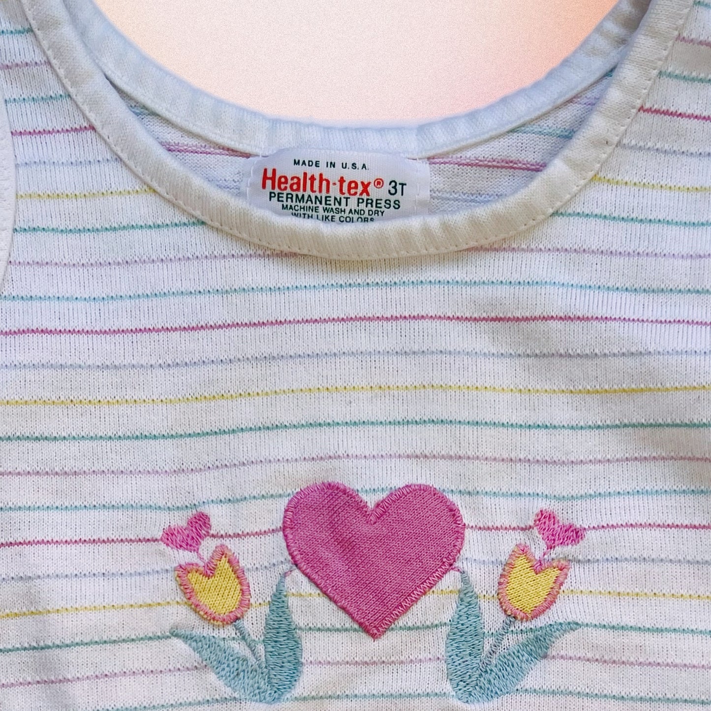 Health-Tex Perm Press Tank💖🌼