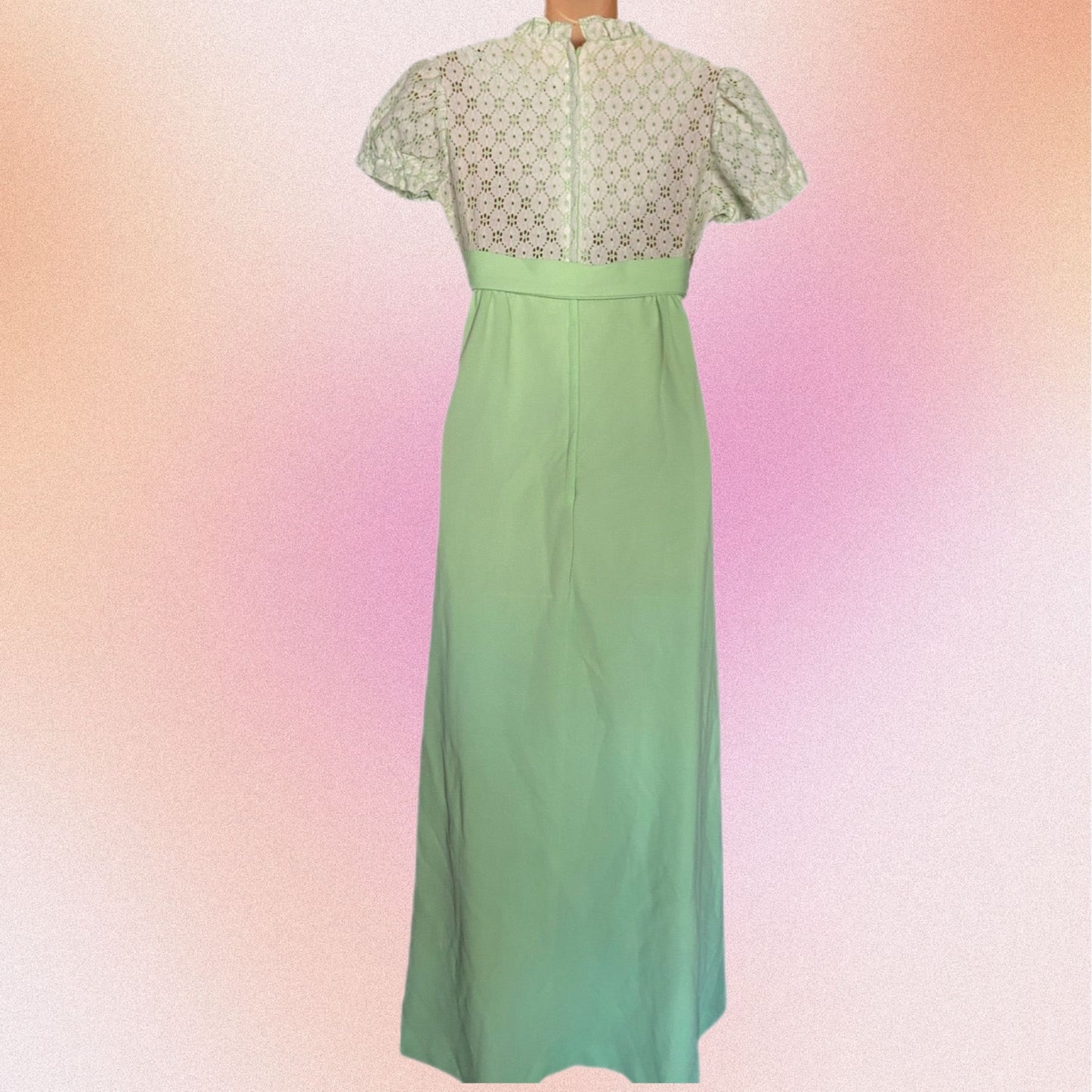 Keylime Eyelet Prairie Dress