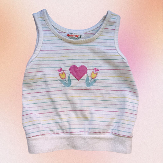 Health-Tex Perm Press Tank💖🌼