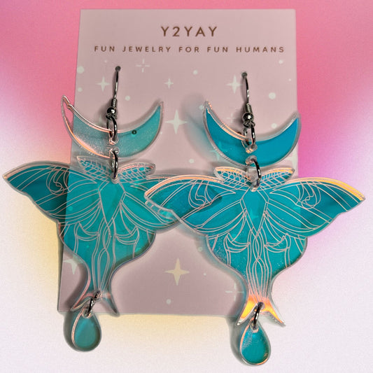 Moth to the Light Earrings