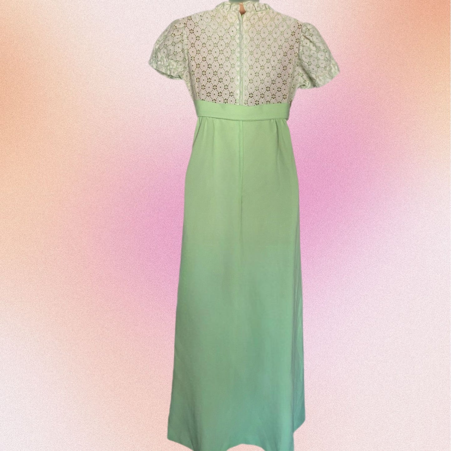 Keylime Eyelet Prairie Dress