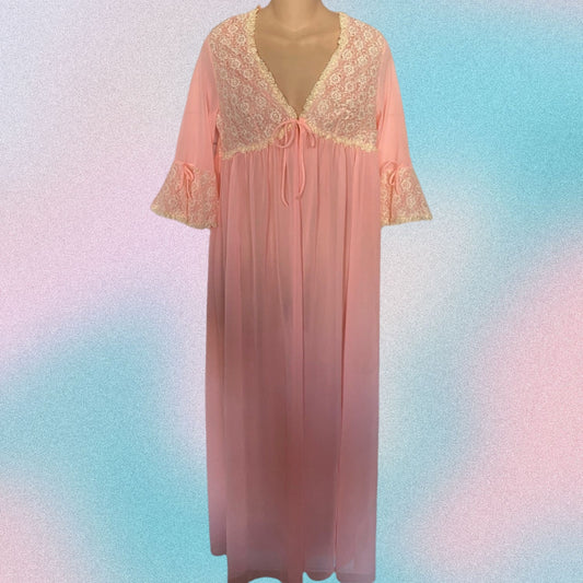 Holly Golightly Sheer Pink Nighty