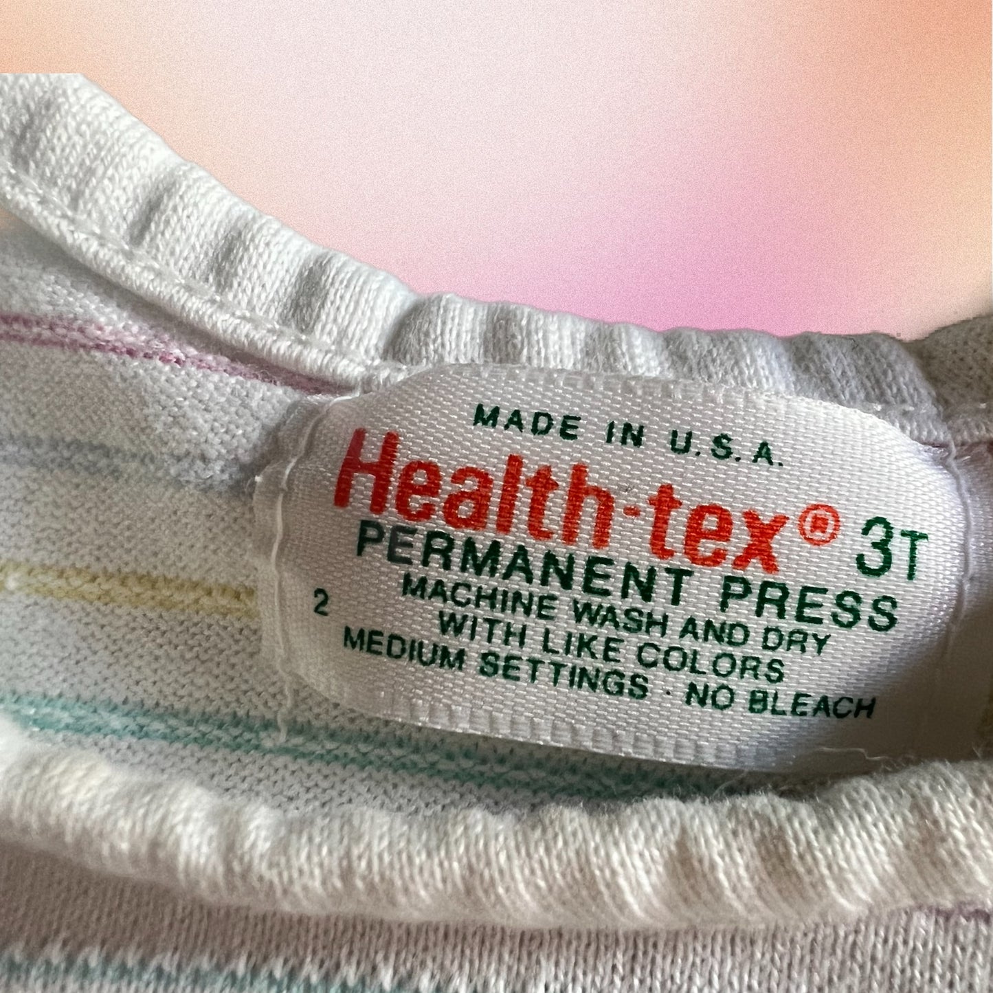 Health-Tex Perm Press Tank💖🌼